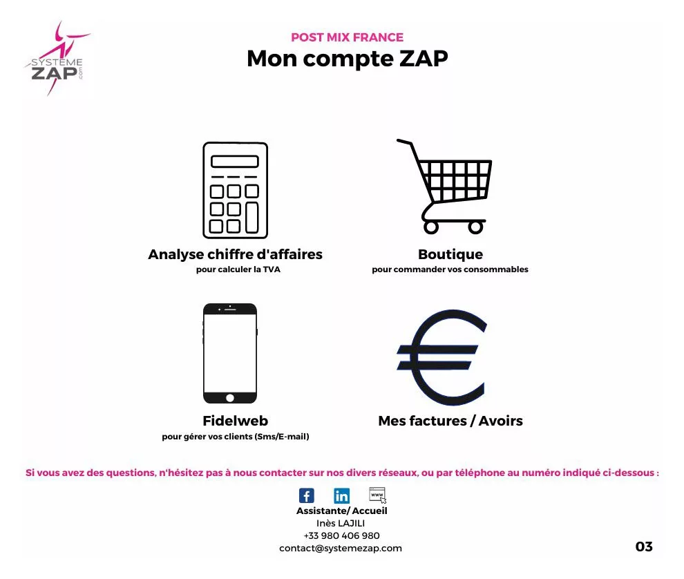 COMPTE ZAP