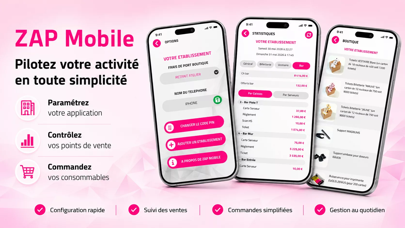 Suivi du chiffre d’affaires en temps réel avec ZAP Mobile